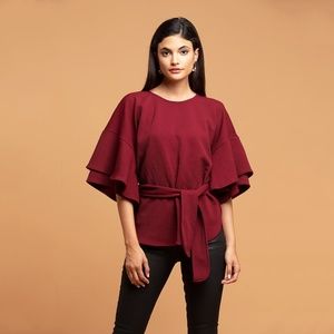 Laszlo Textured Top Eva Franco Anthropologie